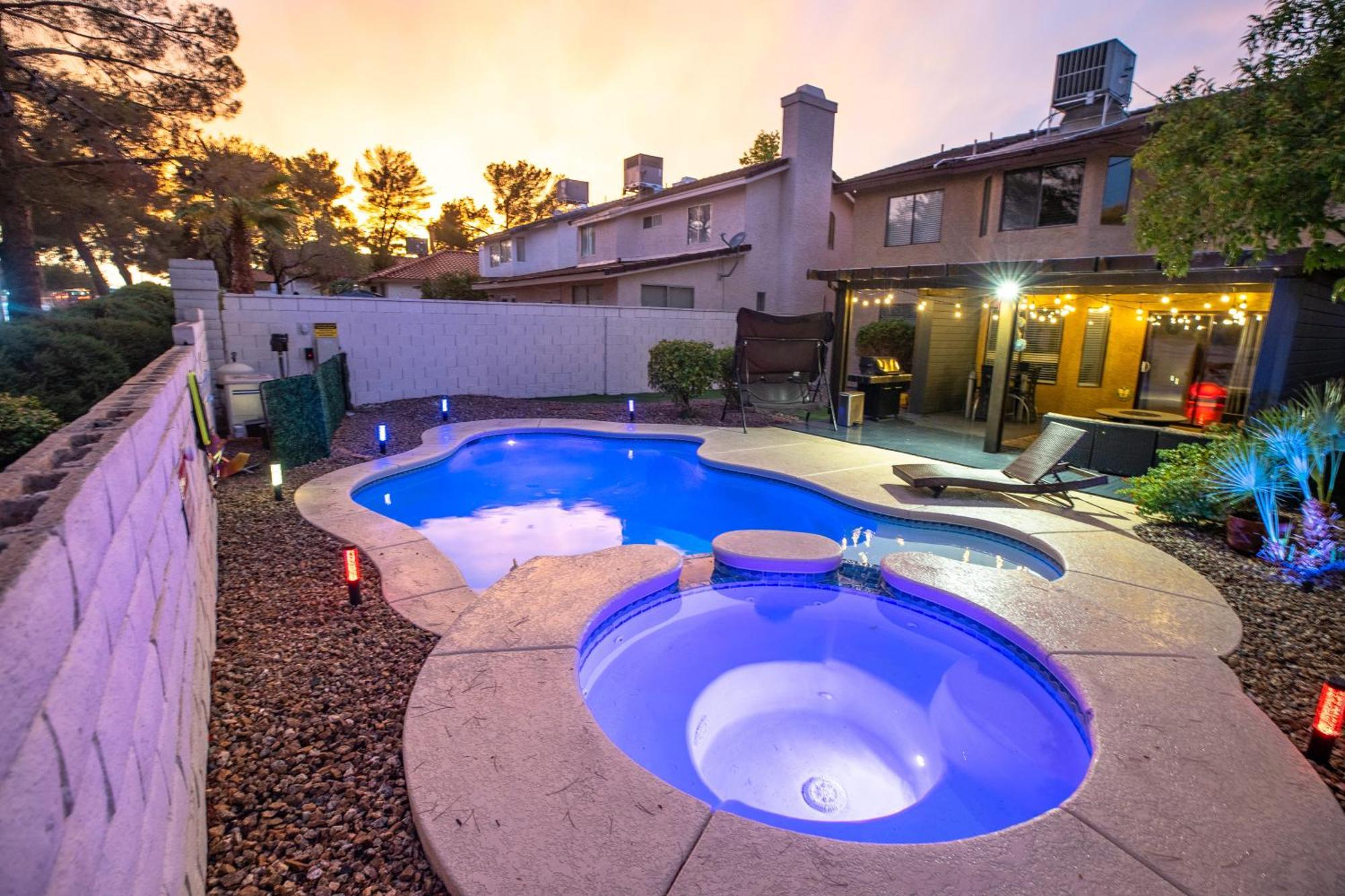 1800 Sqft House W/Heated Pool Spa 13Min From Strip Villa Las Vegas Exteriör bild